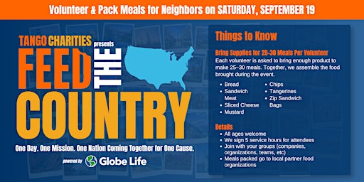 Feed The Country Austin (Zilker): A Nationwide Day of Volunteering
