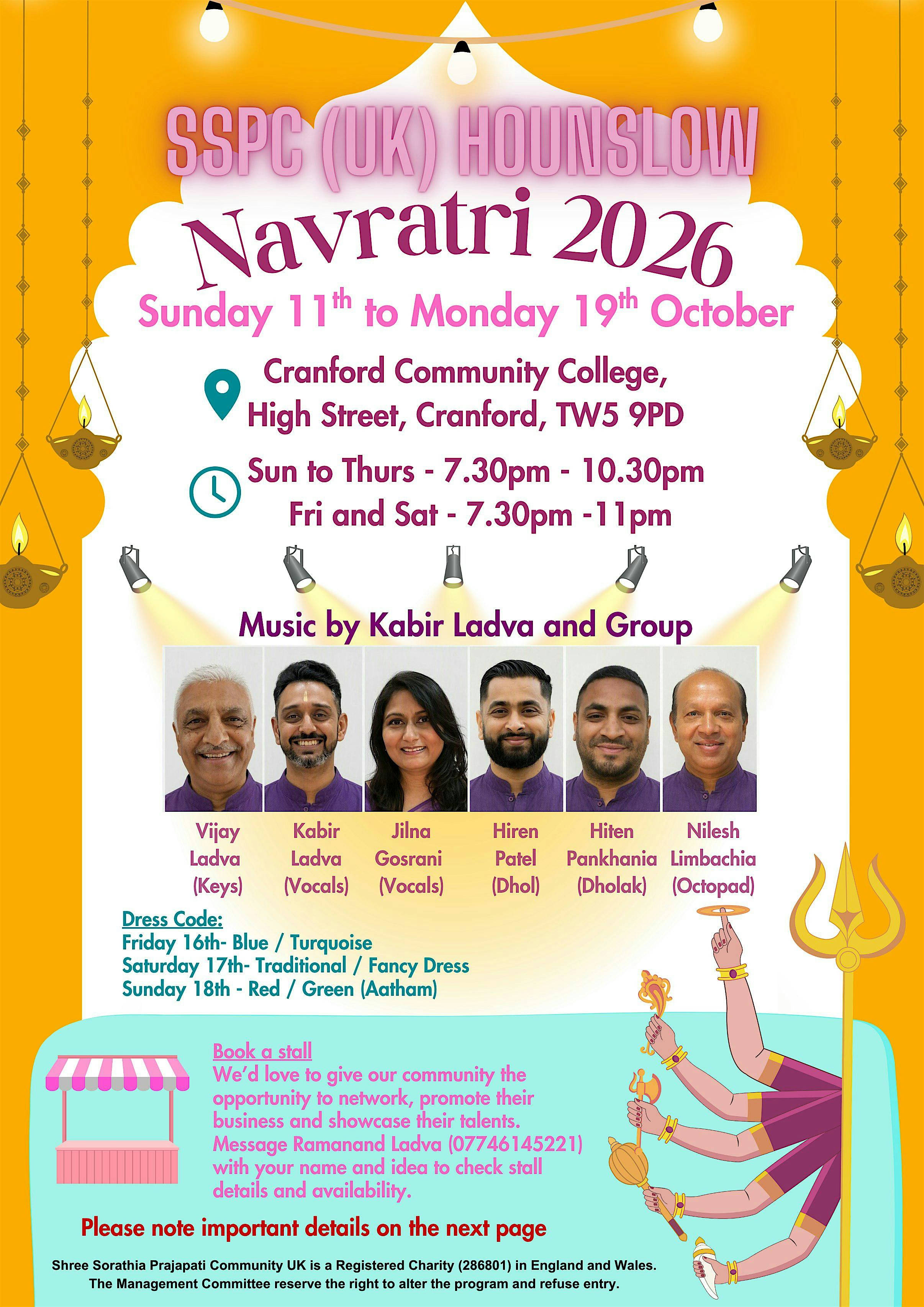 SSPC (UK) Hounslow - Navratri 2026