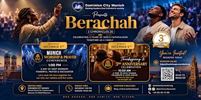 Munich Worship & Prayer Conference 2026 - BERACHAH!