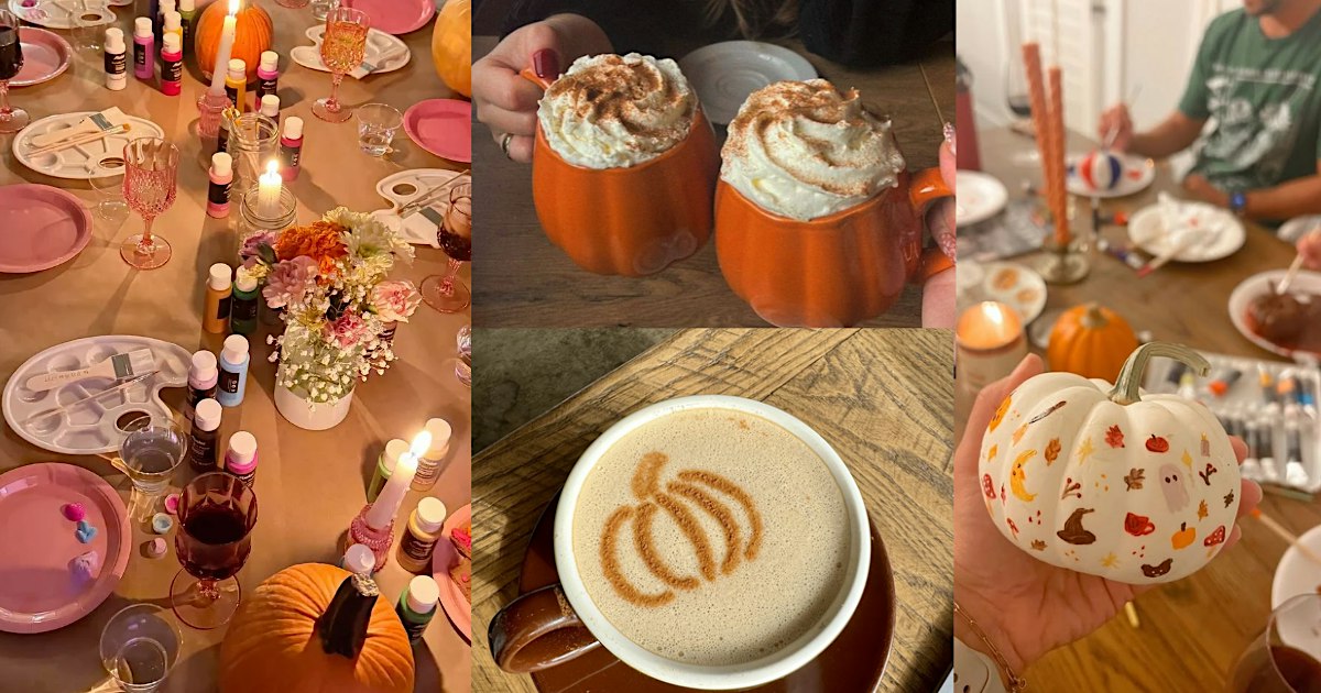 Pumpkin Painting + Fall Cafe