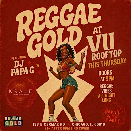 Reggae Gold on the rooftop w/ Dj Papa G