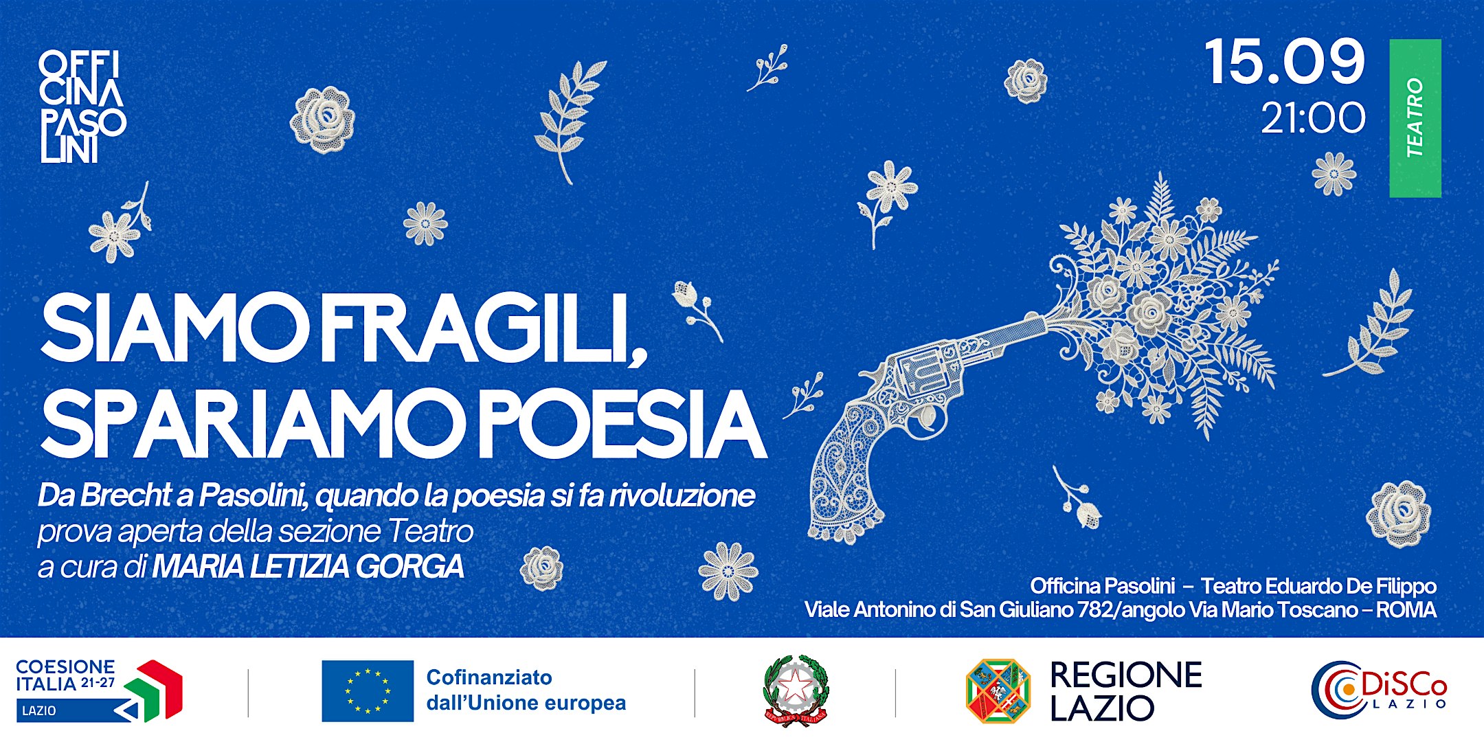 Siamo fragili, spariamo poesia