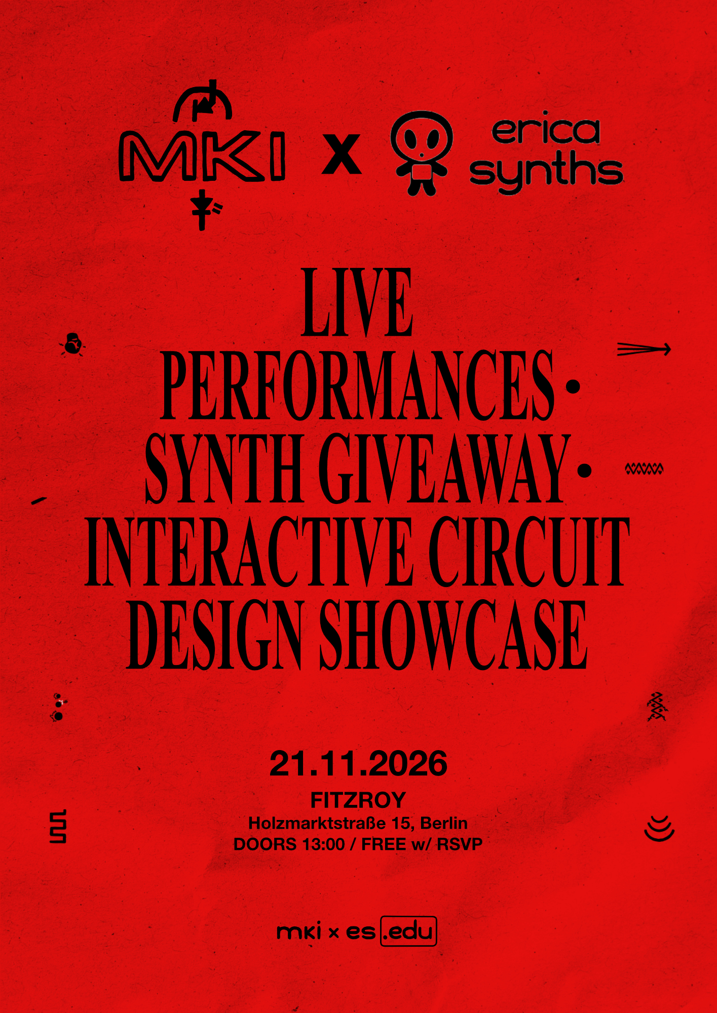 Moritz Klein Instruments x Erica Synths: Circuit Design Sessions - FREE w/ RSVP
