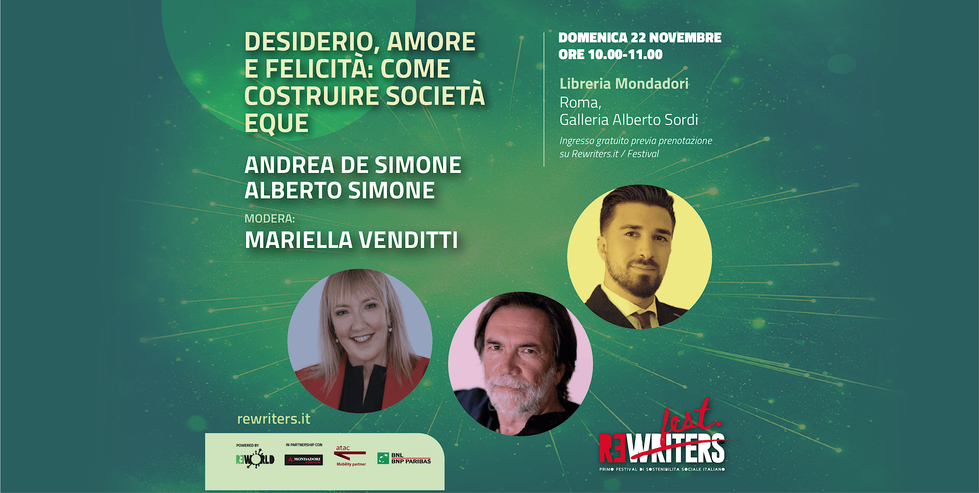 DESIDERIO, AMORE E FELICITA': COME COSTRUIRE SOCIETA' EQUE