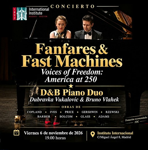 D&B Piano Dúo : Concierto de música americana