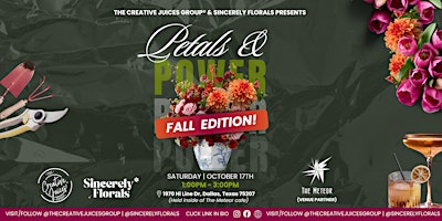 Petals & Power | An Immersive Floral Experience - FALL EDITION