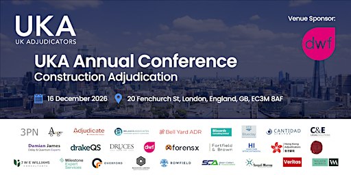 UKA Annual  Adjudication  Conference 2026