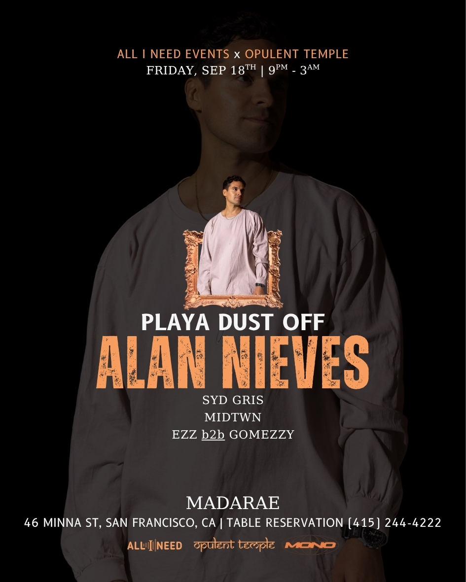 Playa Dust Off with Alan Nieves (Tech House) at MadaRae