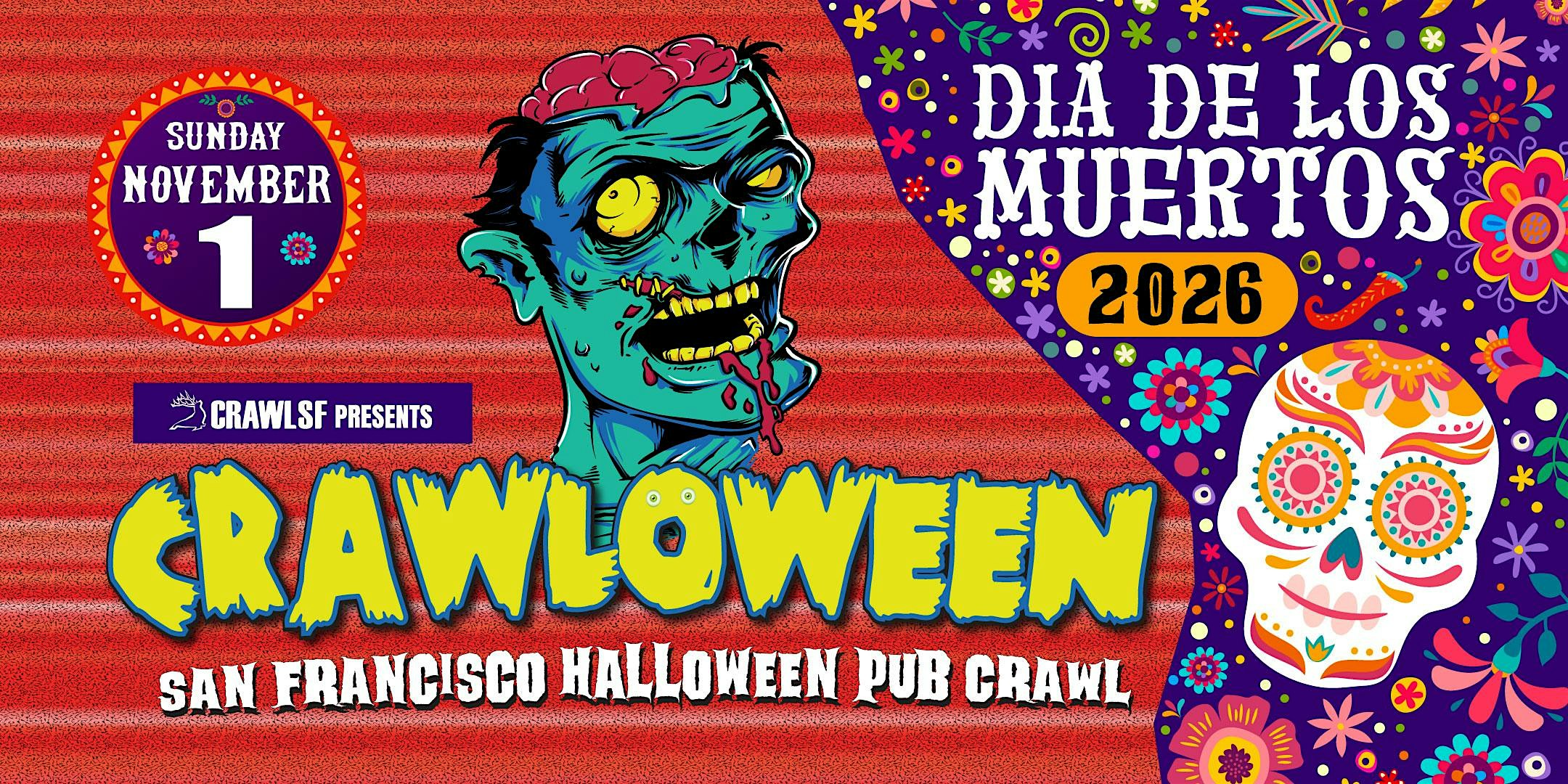 Halloween Pub Crawl: Dia De Los Muertos