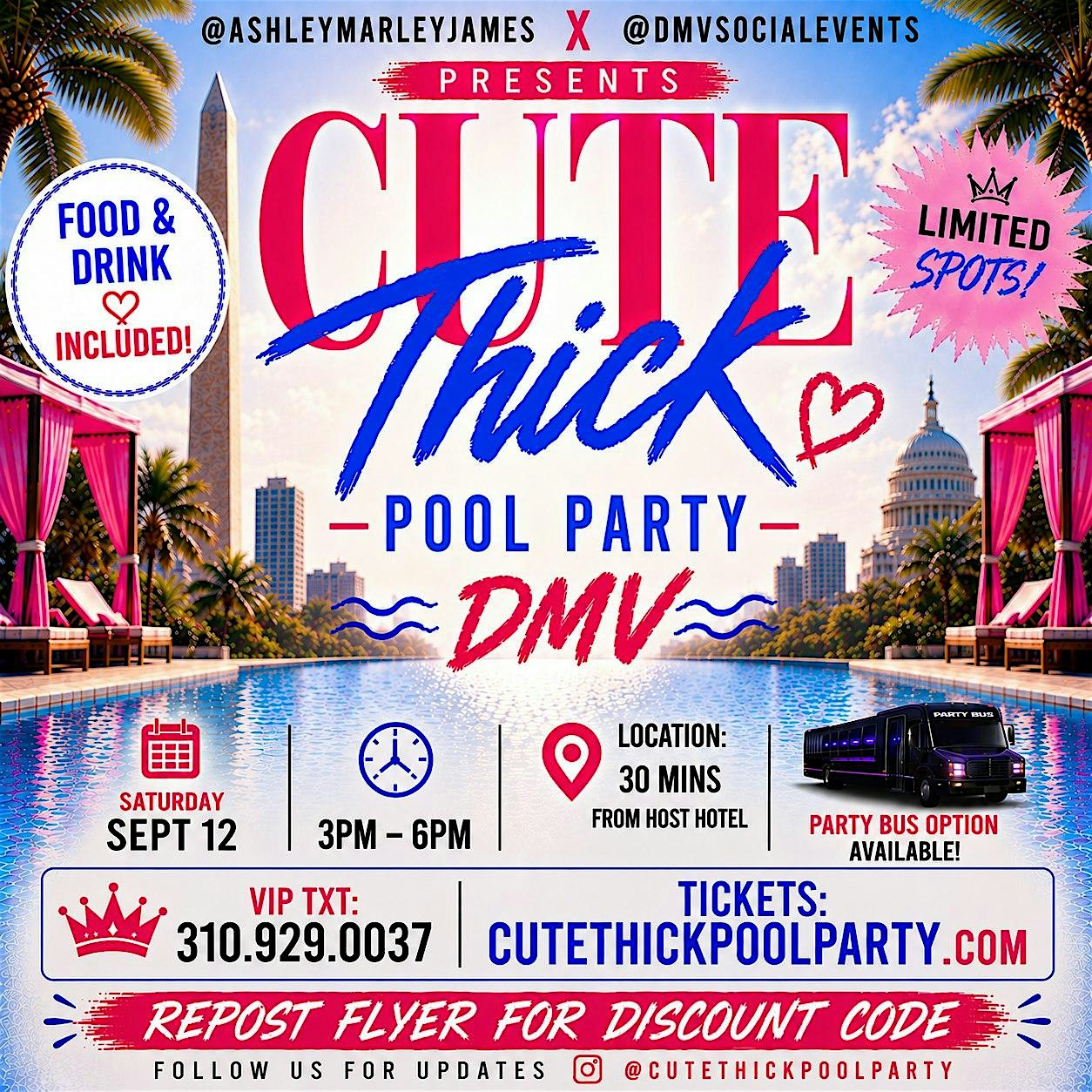 Cute Thick Pool Party DC/DMV