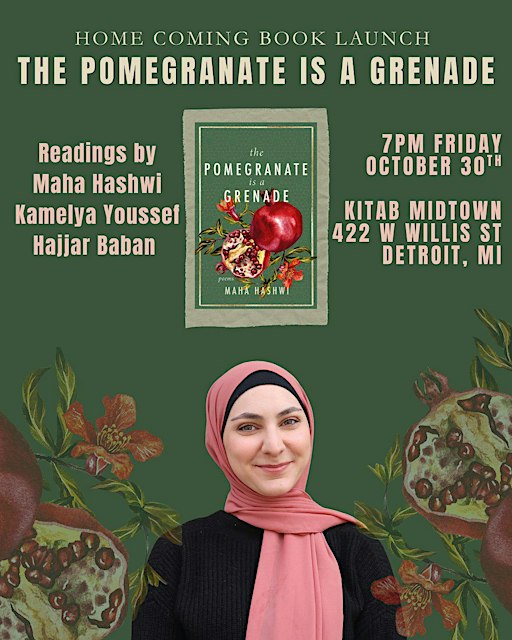 Homecoming Book Launch for THE POMEGRANATE IS A GRENADE