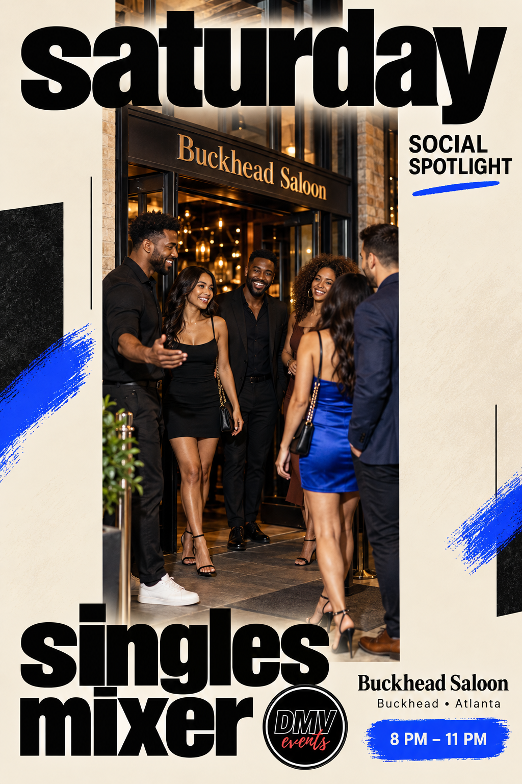 SATURDAY NIGHT SINGLES MIXER AT BUCKHEAD SALOON 💘