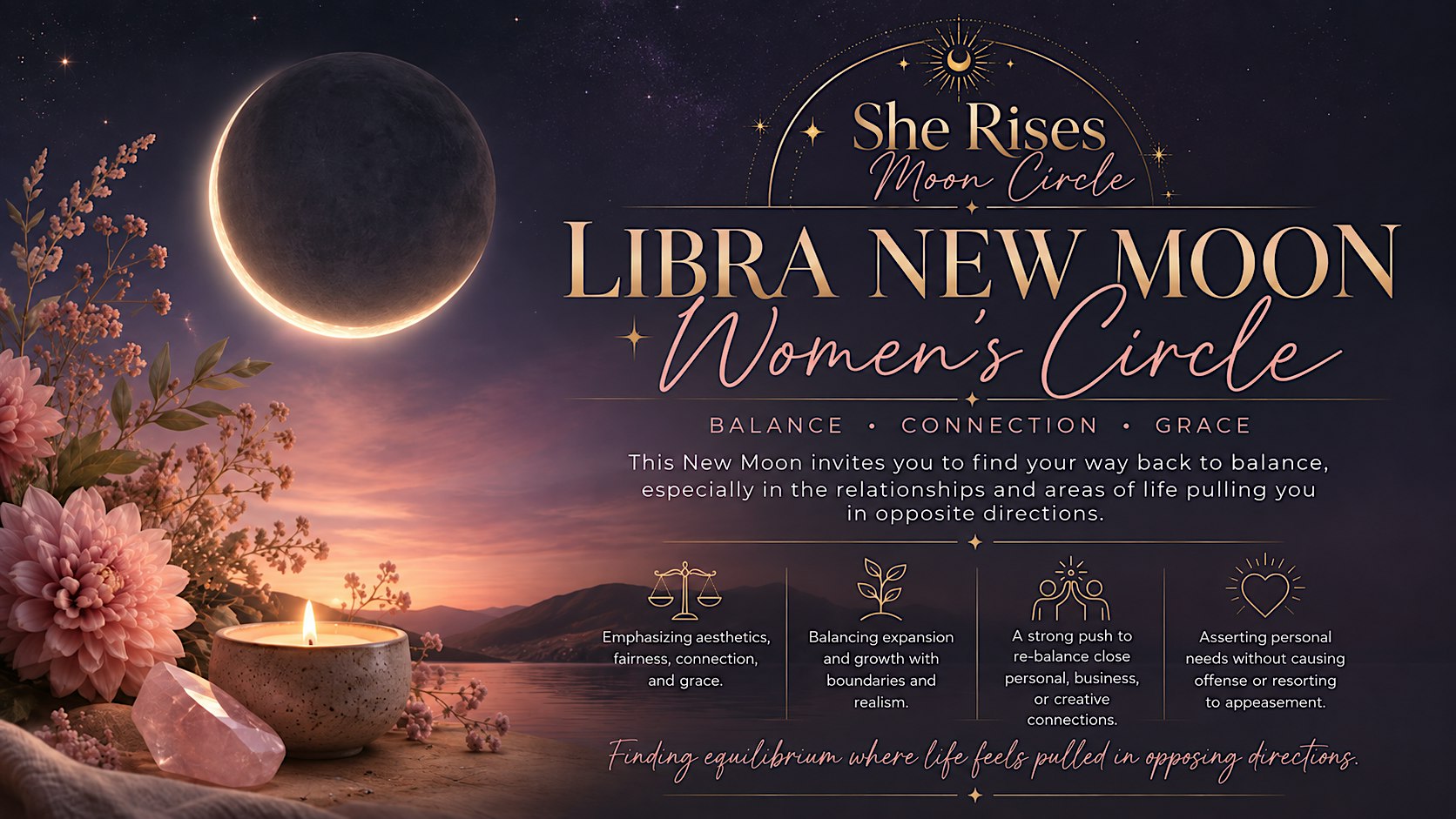 Denver Women’s Moon Circle | Balance, Connection, Manifesting