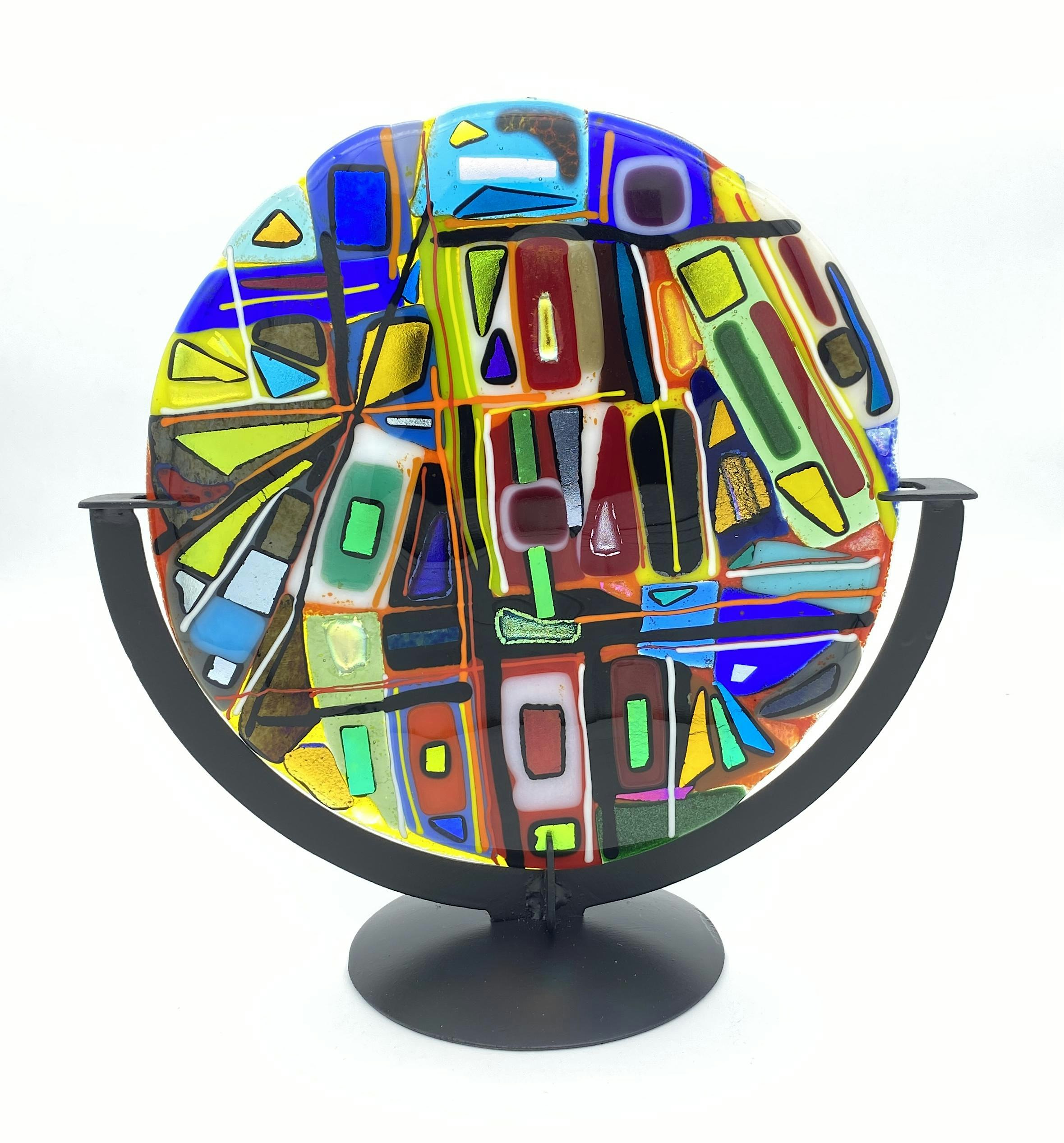 Fused Glass Sculpture Workshop in a professional glass studio