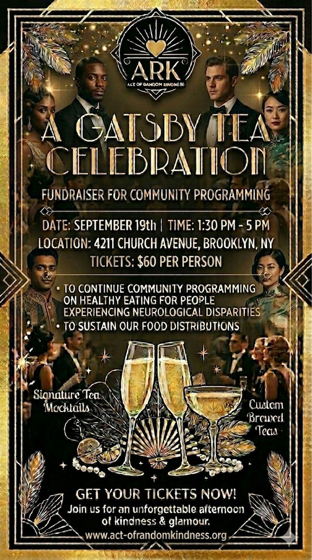 ARK Gatsby Tea Celebration :An Elegant Fundraiser for Community Programming