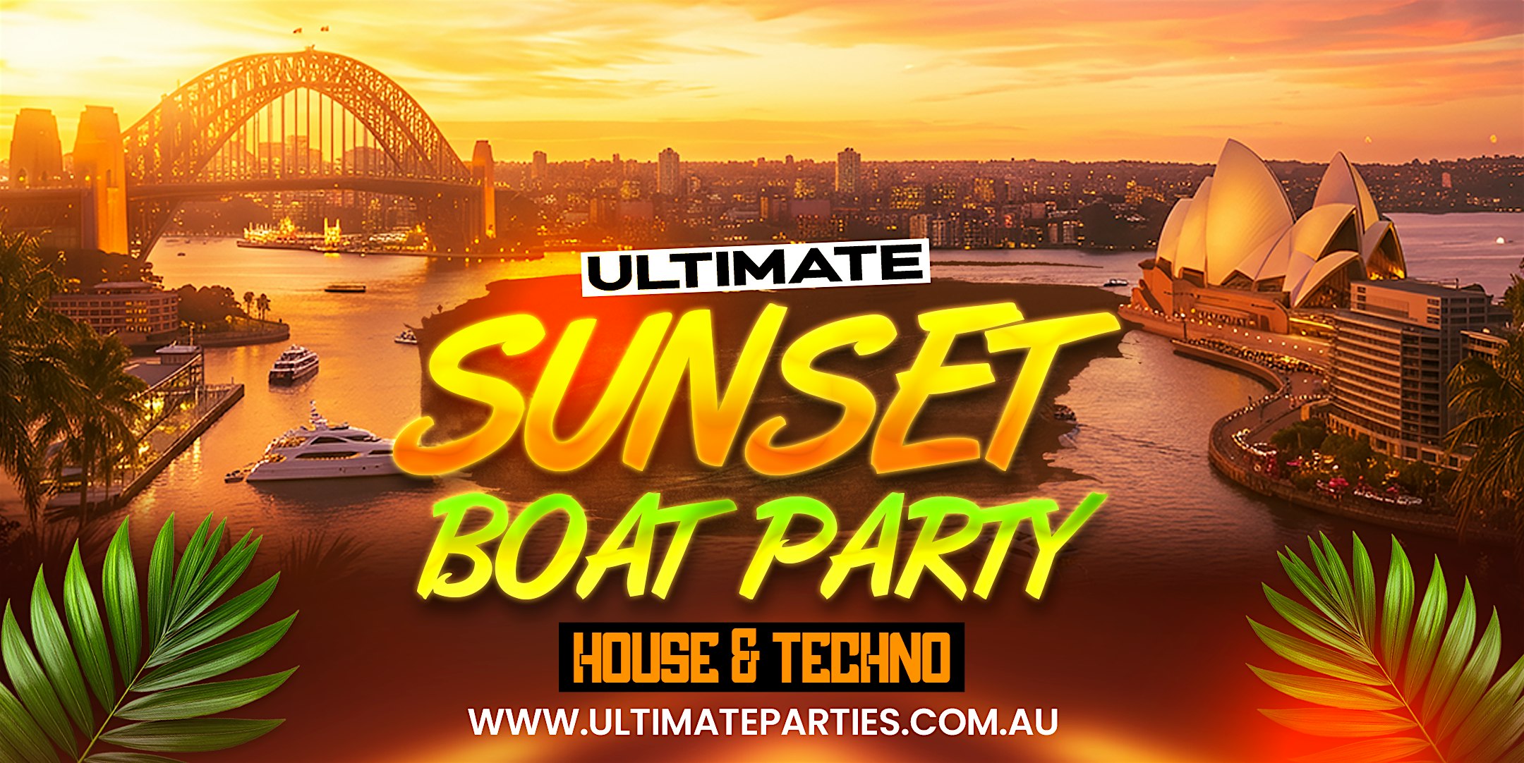 The Ultimate Sunset Boat Party + Free After Party