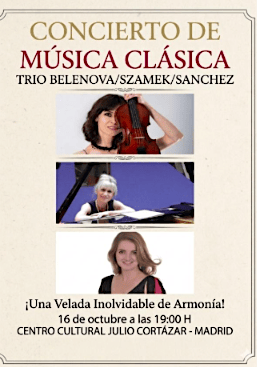 TRÍO BELANOVA/ SZAMIK/ SÁNCHEZ “Concierto en Palacio”
