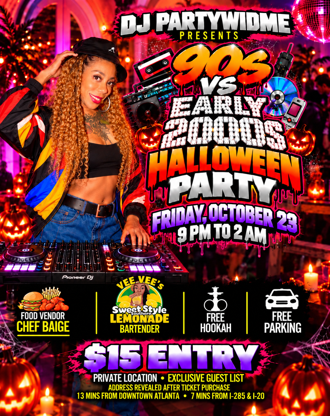 90s VS Early 2000 HALLOWEEN KICK OFF PARTY @DAPARTYPAD DJ PARTYWIDME