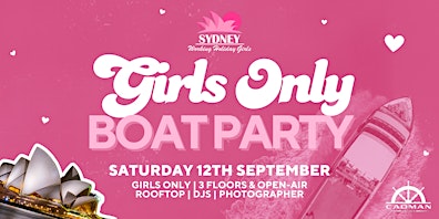 Girls Only Boat Party | Sydney Working Holiday Girls