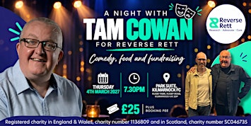 A night with Tam Cowan for Reverse Rett