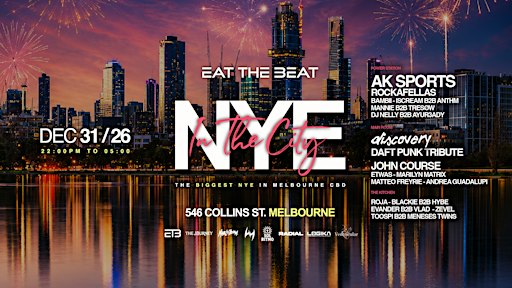 NYE 2026 | EAT THE BEAT