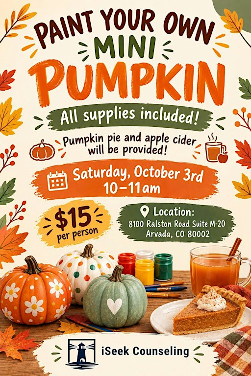Paint Your Own Mini Pumpkin