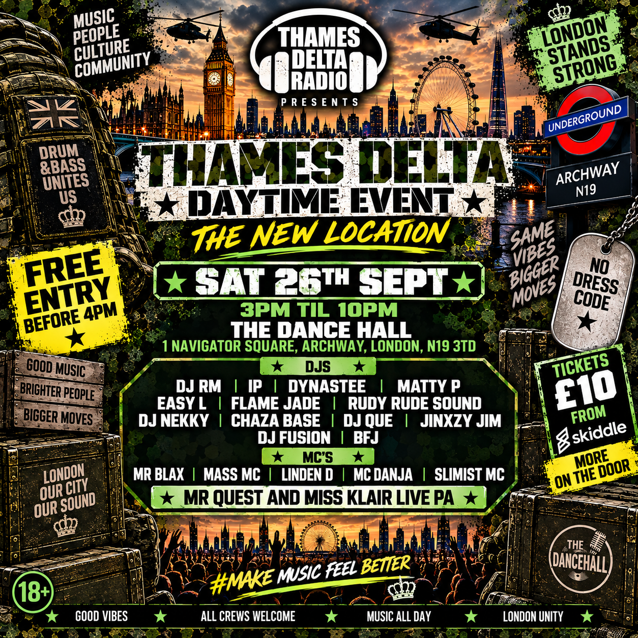 Thames Delta Radio: The New Location