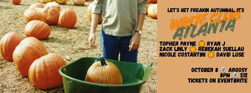Write Club Atlanta: Let's Get Freakin' Autumnal