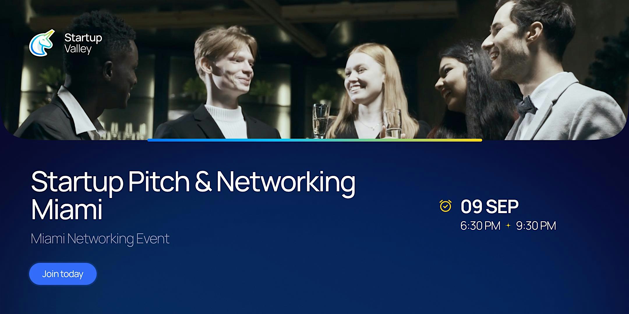 Startup Pitch & Networking  Miami