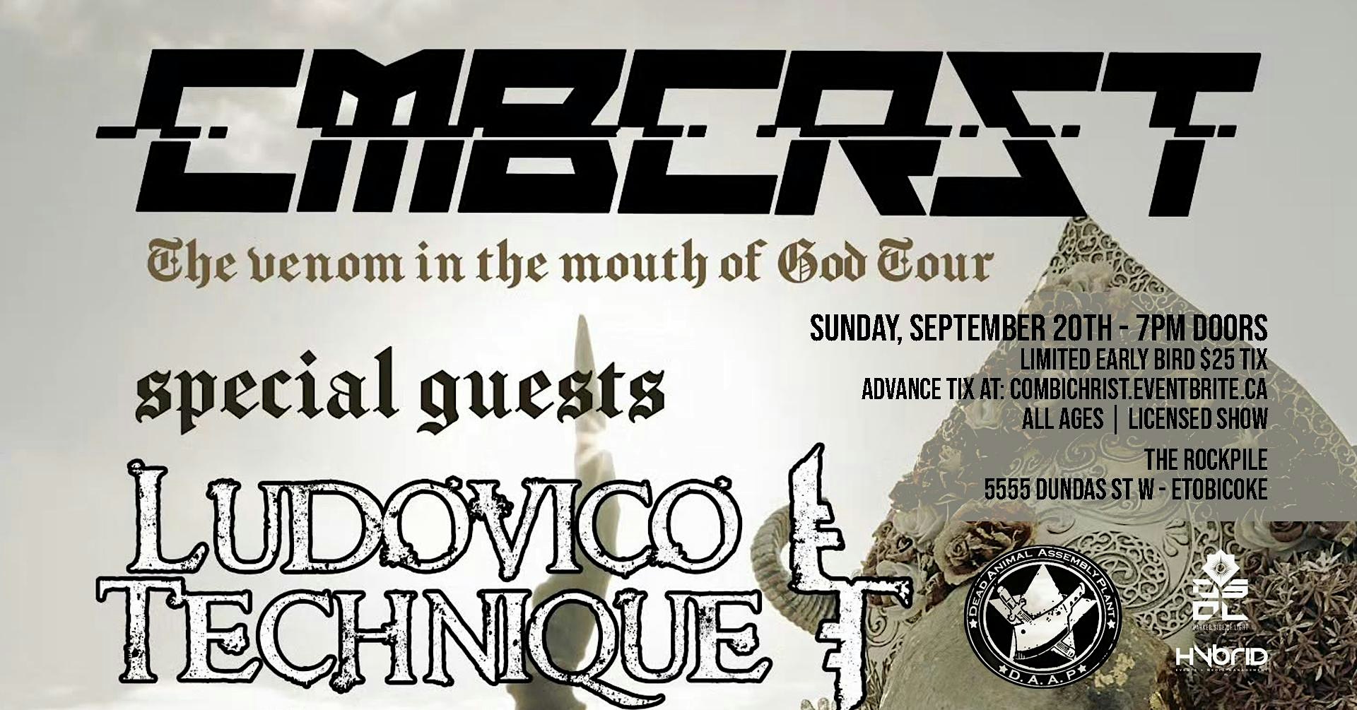 COMBICHRIST | The Venom In The Mouth Of God Tour