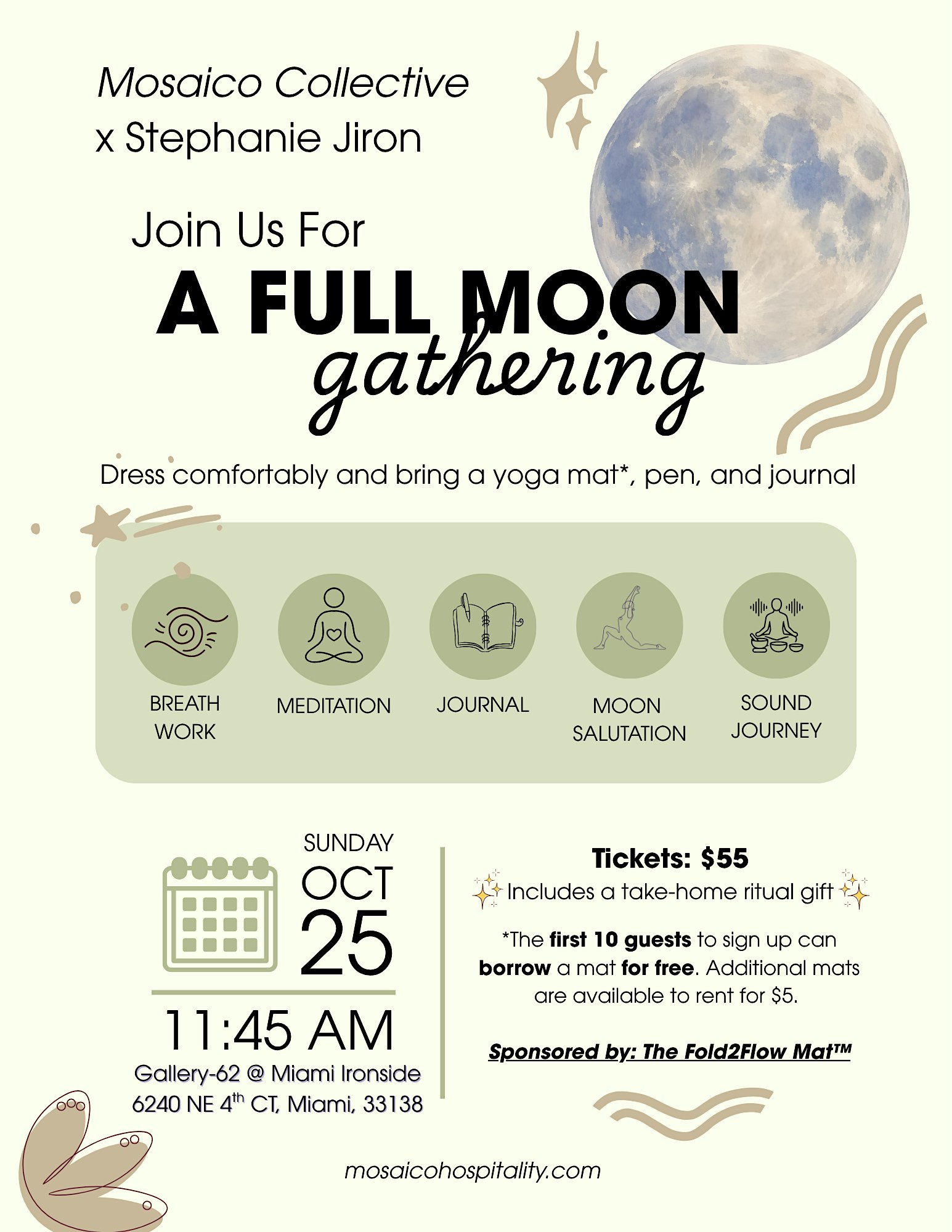 Mosaico Collective x Stephanie Jiron: A Full Moon Gathering