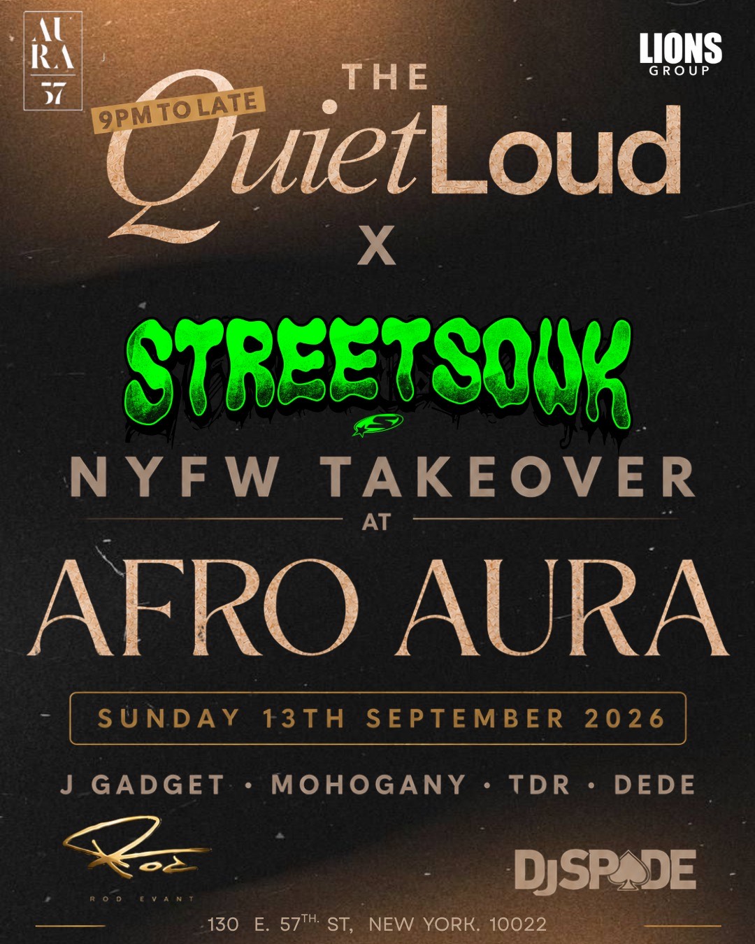 TQL x Street Souk NYFW Takeover @ Afro Aura