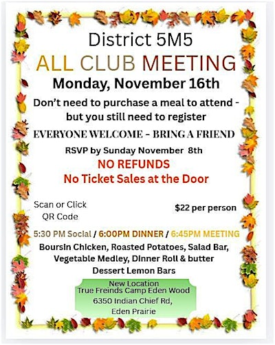 5M5 ALL CLUB MEETING