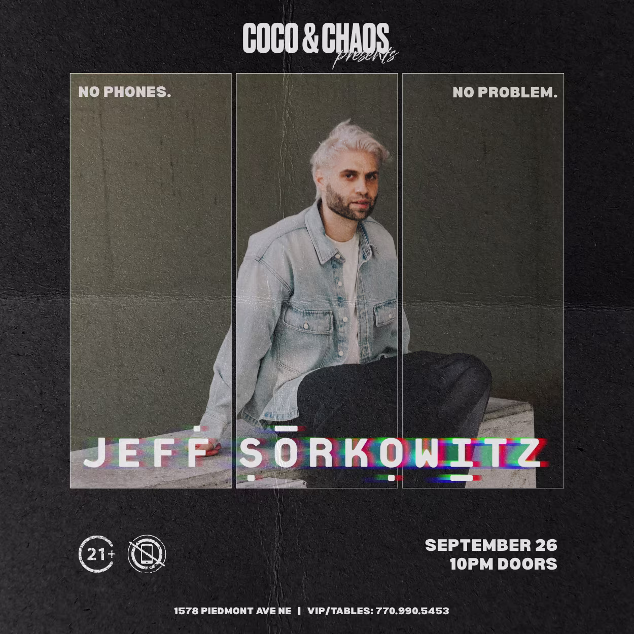 Coco & Chaos Presents: Jeff Sorkowitz