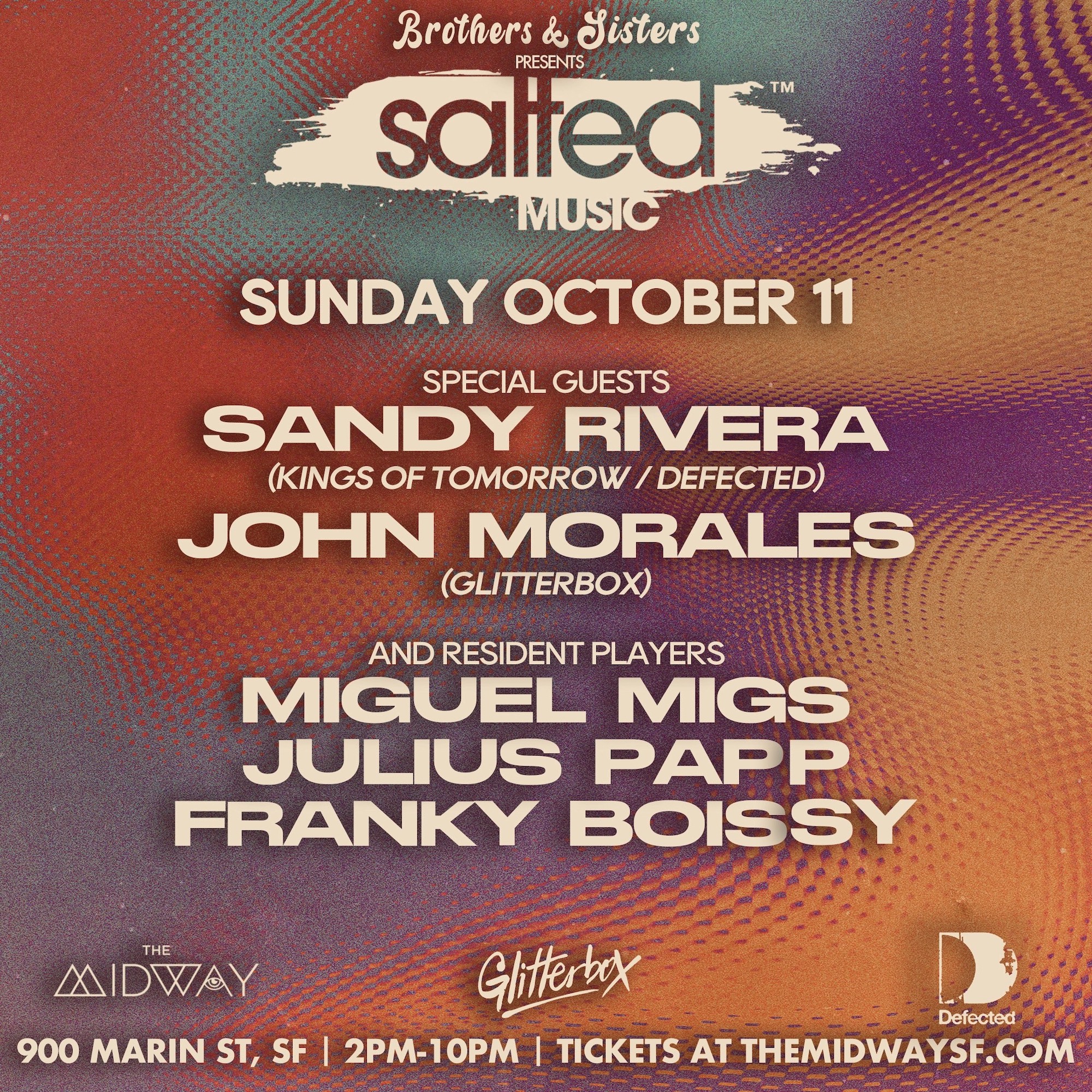 Brothers & Sisters presents Salted with Sandy Rivera