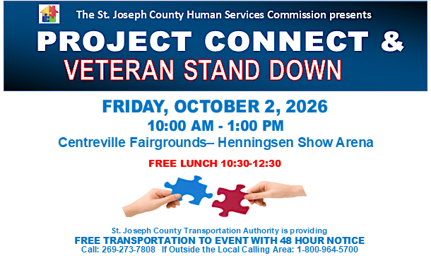 St. Joseph County 2026 Project Connect &  Stand Down - Vendor Registration