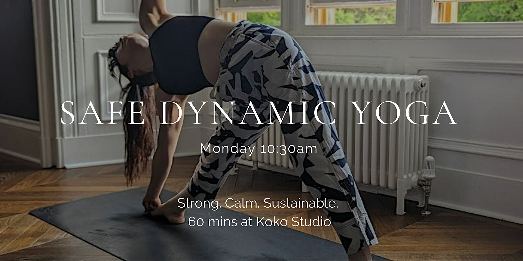 Safe Dynamic Yoga — Monday 10:30am