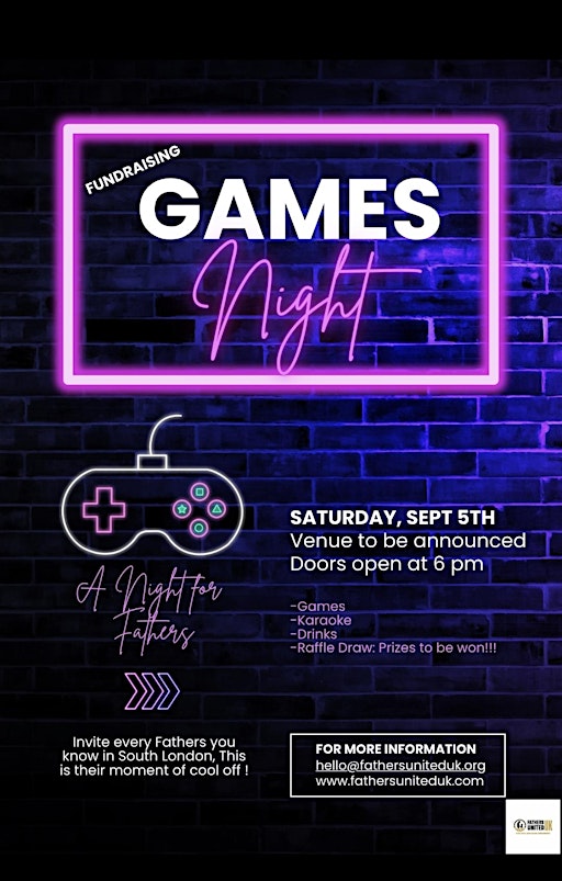 FUNDRAISER GAMES NIGHT