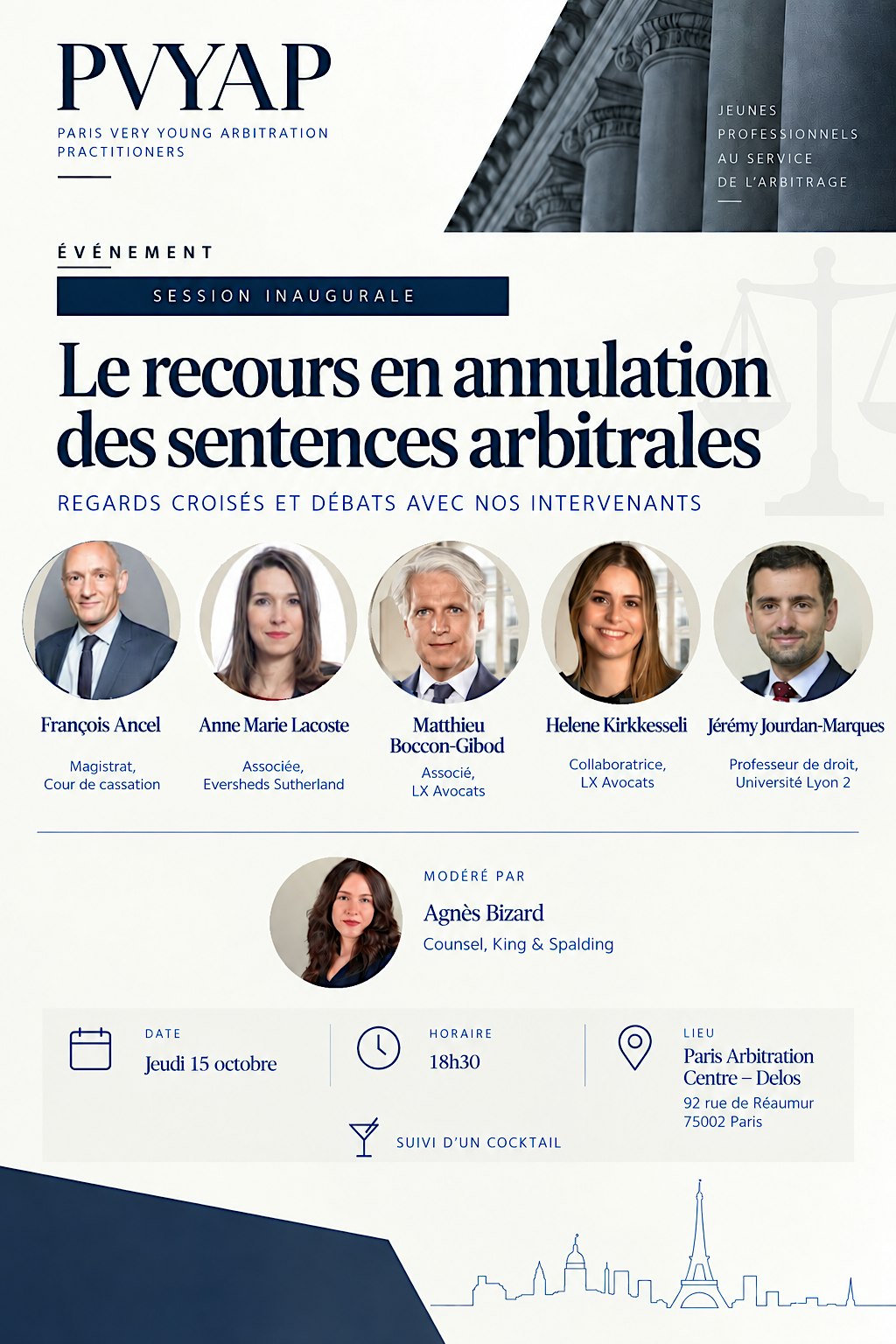 Le recours en annulation des sentences arbitrales – Session inaugurale