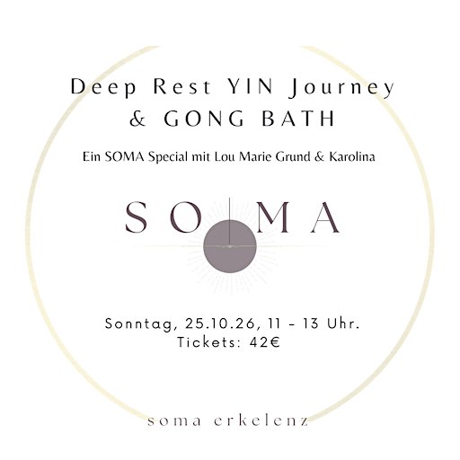"Deep Rest" Yin Journey & GONG Bath