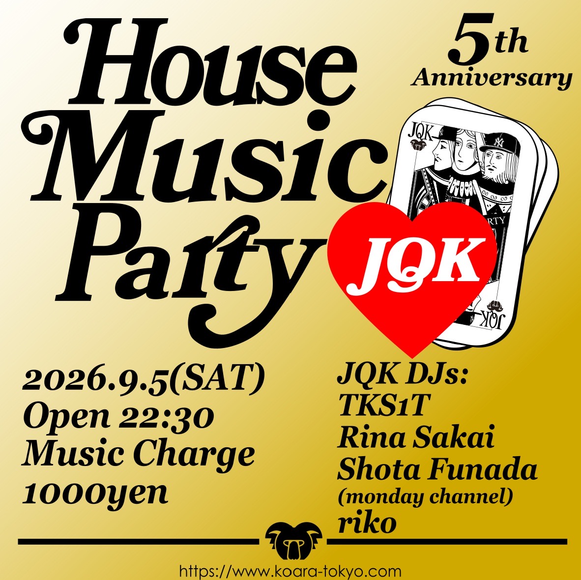 JQK 5th Anniversary