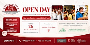 Open Day – Musica d’insieme alla Civica Scuola delle Arti - a.a. 2026/27