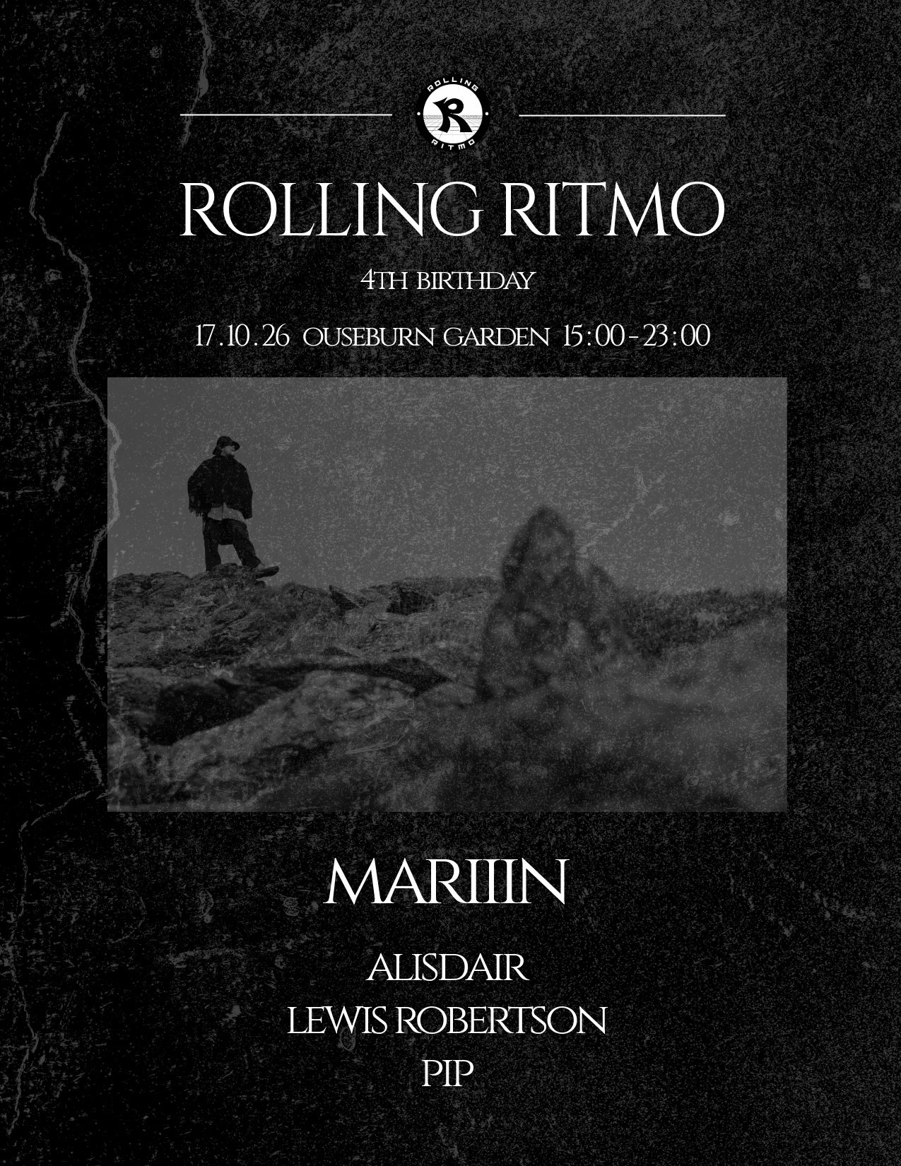 Rolling Ritmo 4th Birthday with Mariiin, Alisdair, PIP and Lewis Robertson
