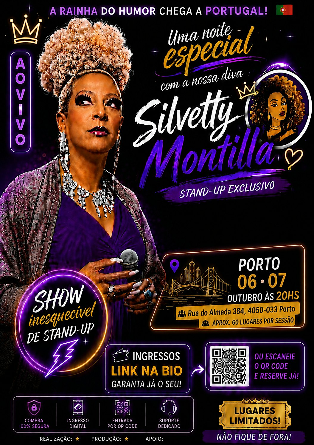 Silvetty Montilla no Porto | Stand-Up Comedy | 07 de Outubro