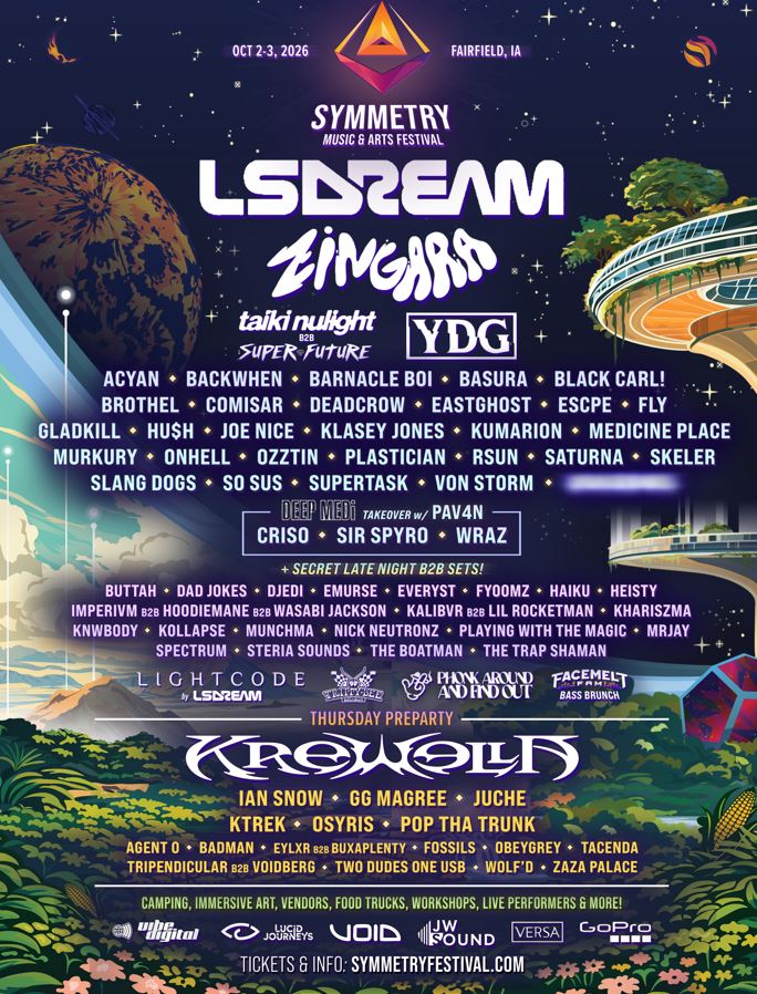 Symmetry Festival 2026 - Promo Code 'RAVEFAM'