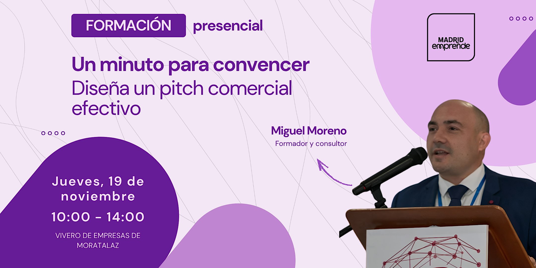 Formación gratis |  Un minuto para convencer: diseña un pitch comercial