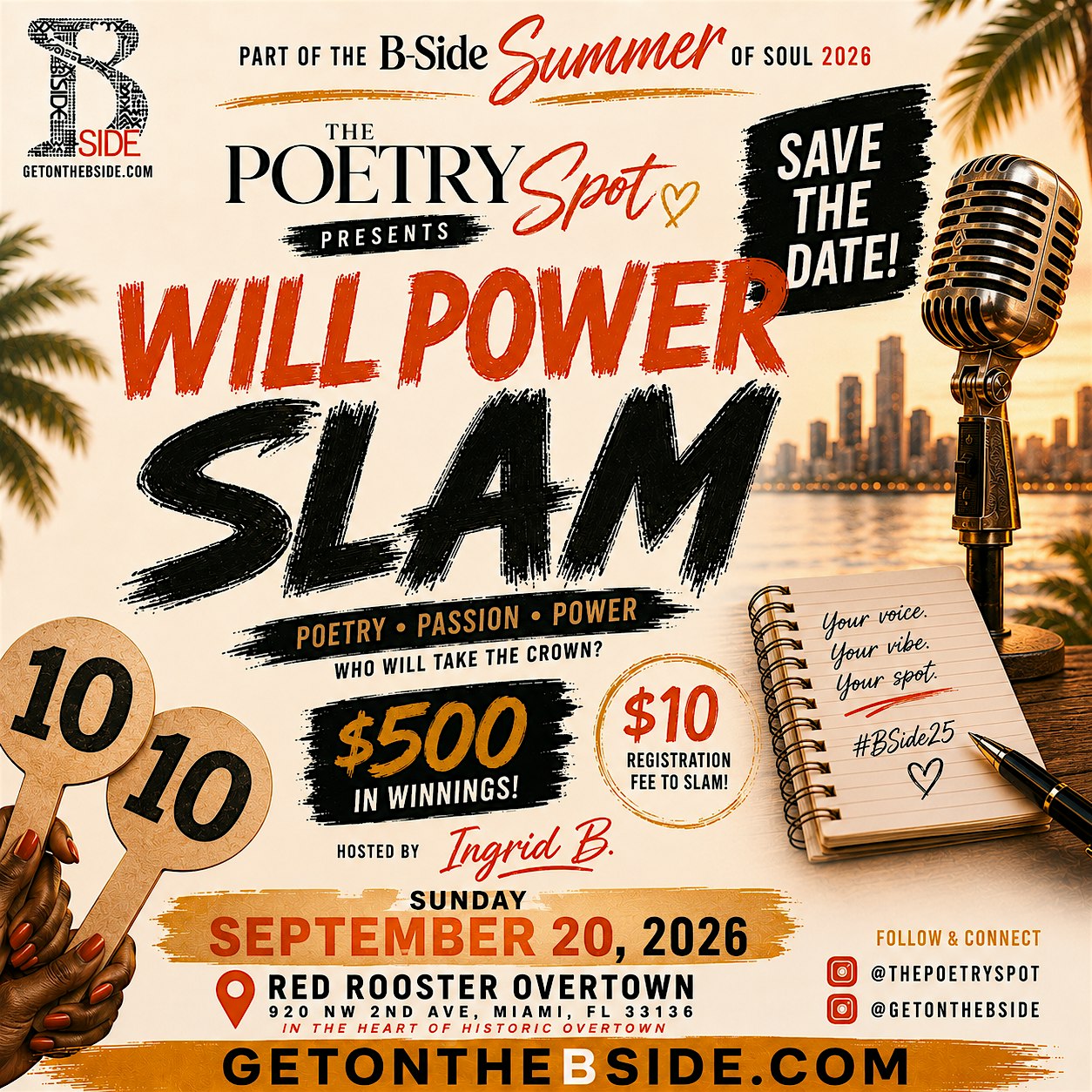 The Will Power $500 POETRY SLAM