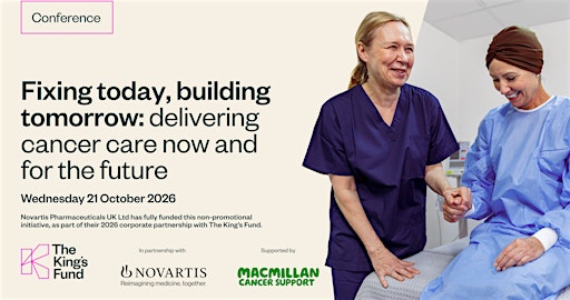 Delivering cancer care now and for the future (in-person conference)