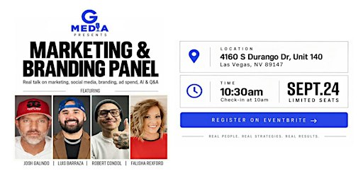 Marketing & Branding Panel: What's Working in 2026 (Free Open Panel + Q&A)