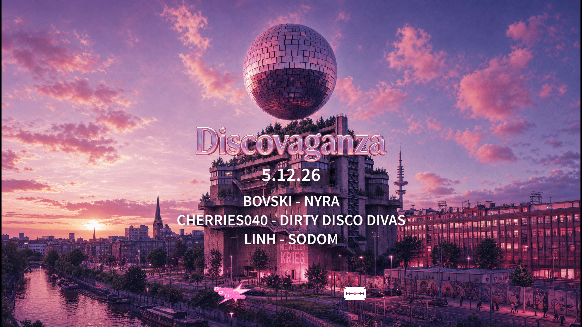 DISCOVAGANZA with Nyra, BOVSKI, Dirty Disco Divas uvm